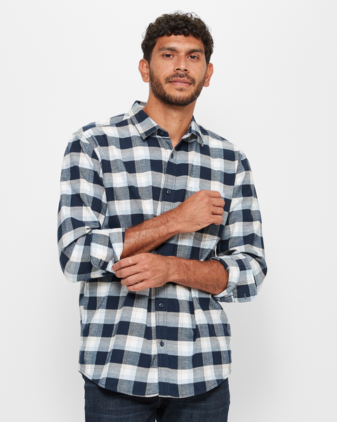 Long Sleeve Flannelette Shirt | Target Australia