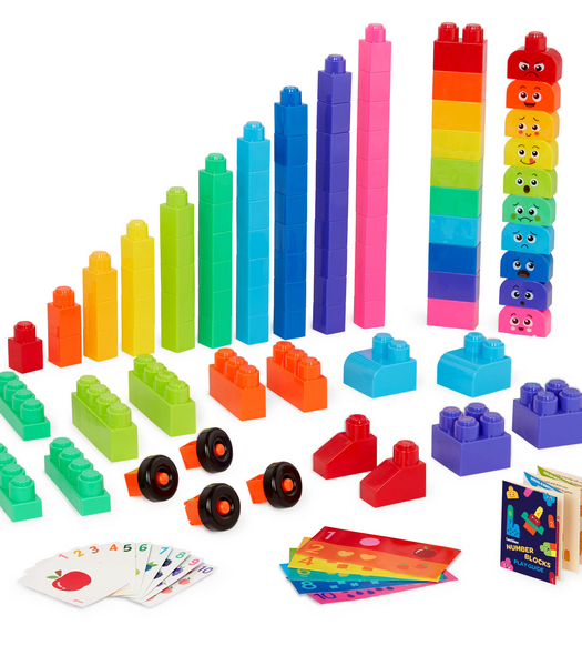 Battat Education Locbloc Number Blocks Educational Building Block Set 