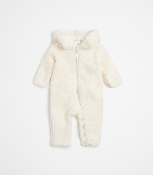 Baby Zip Fleece Coverall - Bunny | Target Australia