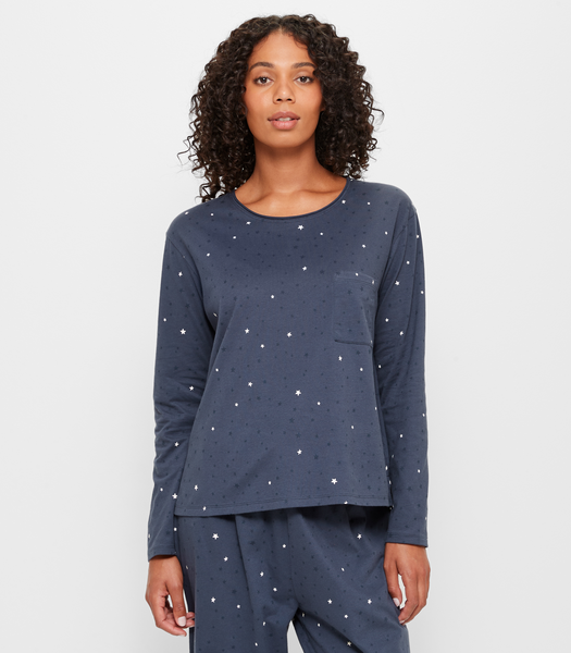 Long Sleeve Jersey Boxy Sleep Top | Target Australia