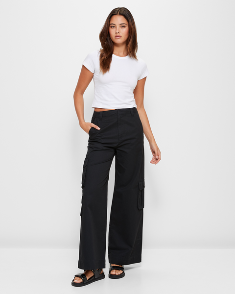 High Rise Wide Leg Cargo Pants - Lily Loves | Target Australia