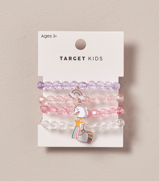 Kids 4 Pack Stretchy Bracelets Target Australia