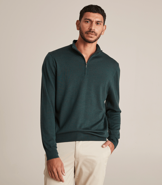 Preview Merino Wool Half Zip Jumper Target Australia