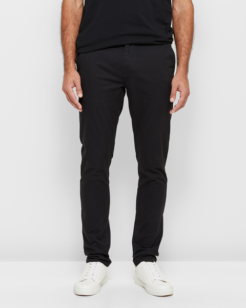 Slim Chino Pants - Black | Target Australia