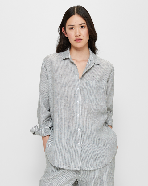 European Linen Long Sleeve Shirt | Target Australia