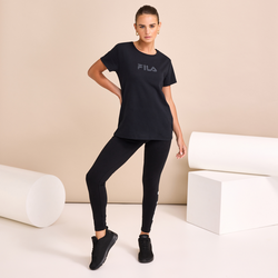 Fila Black Leggings L - Reluv Clothing Australia