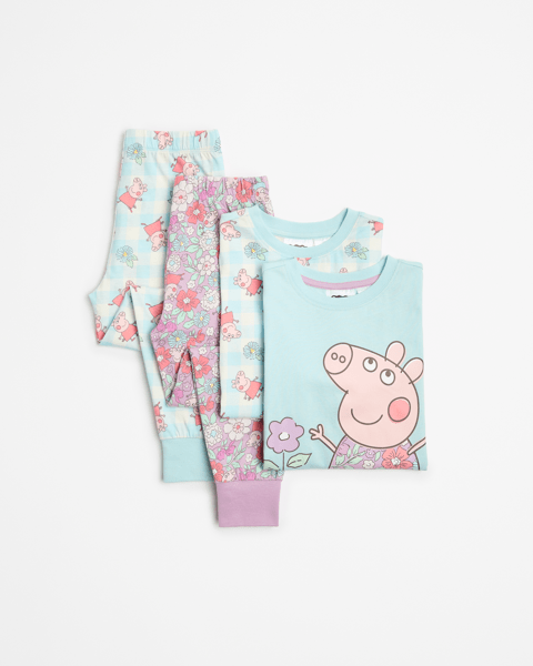 Peppa Pig Cotton Long Sleeve Pyjama Set Pack Target Australia