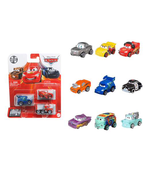 Target Mini Car Disney Pixar Cars Mini Racers 3-Pack - Assorted* | Target Australia