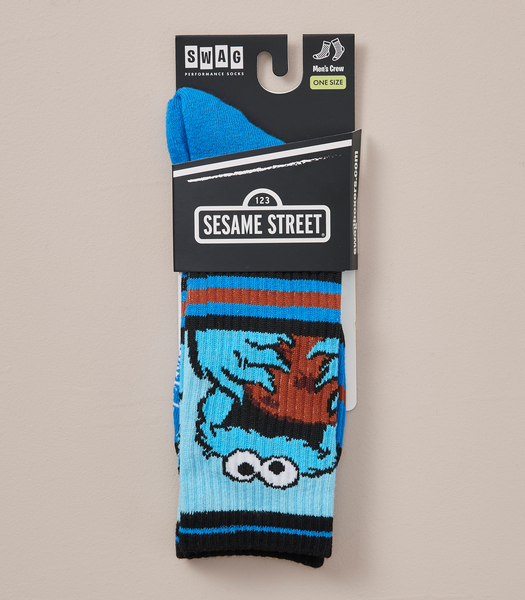 Swag Licensed Sports Socks - Cookie Monster | Target Australia