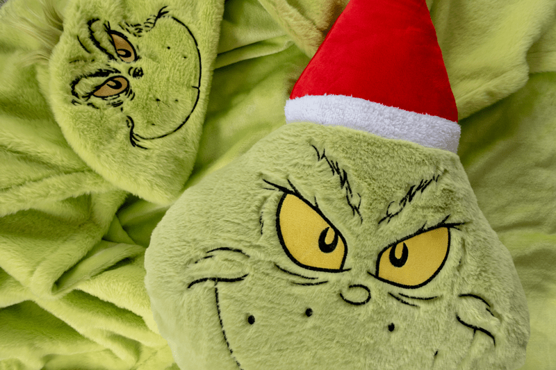 Holiday Blankets Grinch Plush Blanket The Grinch Christmas Hooded