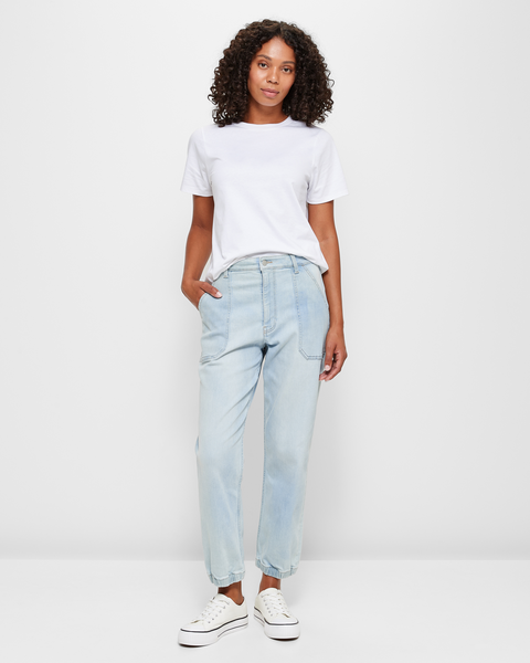 Denim Utility Jogger Pants | Target Australia