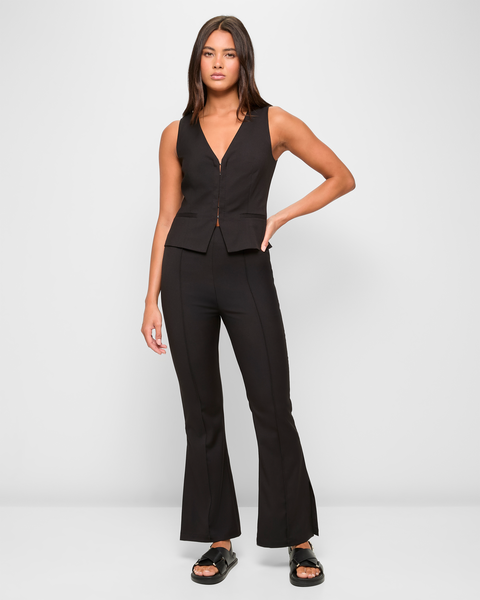 Tailored Flare Pants - Lily Loves - Black