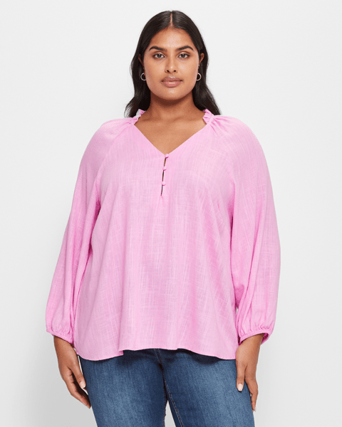 Plus Size Frill Collar Blouse Target Australia