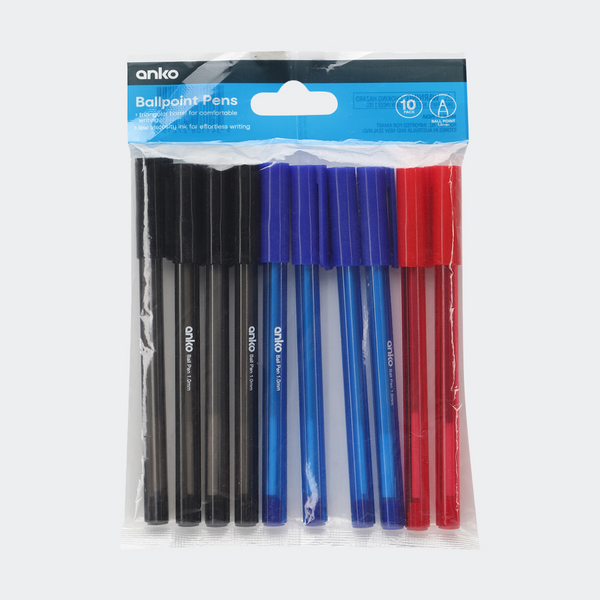 Ballpoint Pens, 10 Pack - Anko | Target Australia