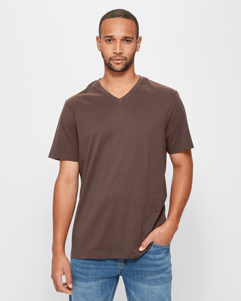 Australian Cotton V-Neck T-Shirt | Target Australia