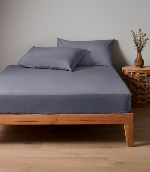 Arlo Stonewash Fitted Sheet Target Australia