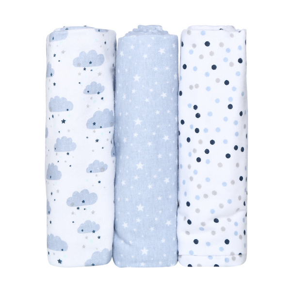 Flannelette Wraps, 3 Pack - Anko | Target Australia