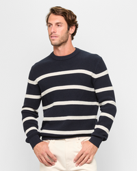 Navy / White Stripe