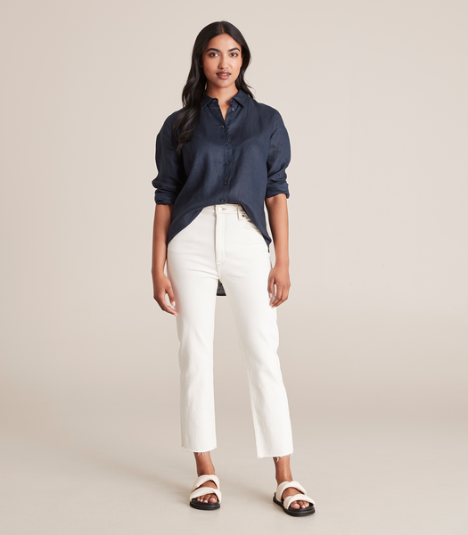 European Linen Long Sleeve Shirt | Target Australia