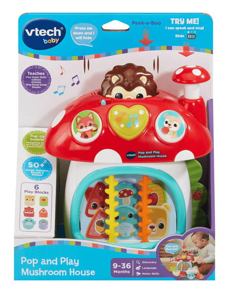 Target Store Vtech VTech Baby Pop and Play Mushroom House | Target Australia