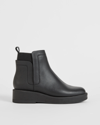 Black Pebbled Leather