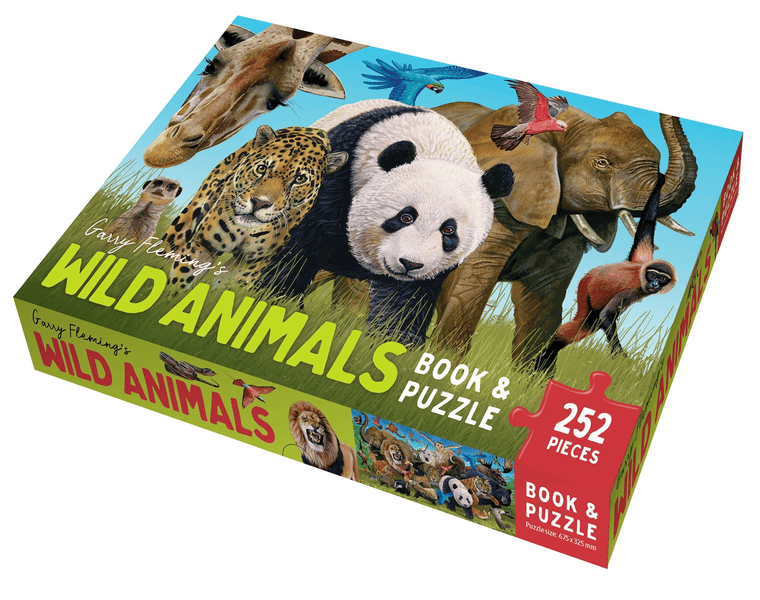 Wild Animals Book & Jigsaw Vol.2 - G.Fleming | Target Australia