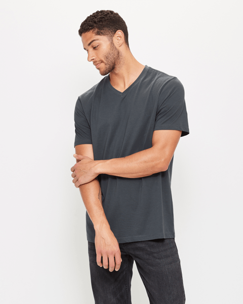 Australian Cotton V-Neck T-Shirt | Target Australia