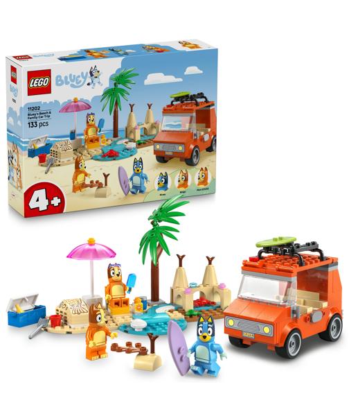 LEGO® Bluey Bluey's Beach & Family Car Trip 11202