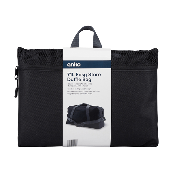 Duffle Bag, 71L Anko Target Australia