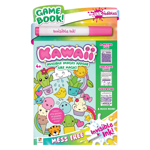 Inkredibles Invisible Ink Kawaii Game Book | Target Australia