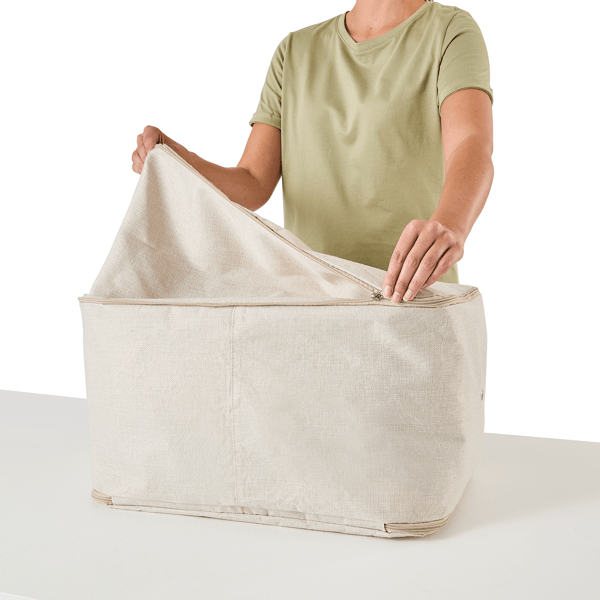 Linen Look Extra Large Expandable Storage Bag Anko Target - Main Image