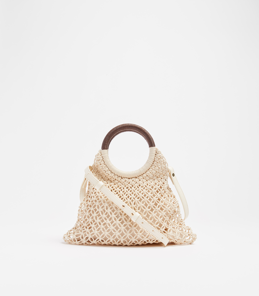 Crochet Handbag - Cream | Target Australia