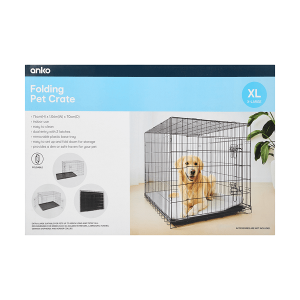Pet Folding Crate, Extra Large Anko Target Australia