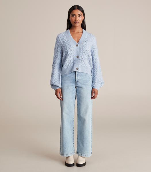 Crop Cable Knit Cardigan Target Australia