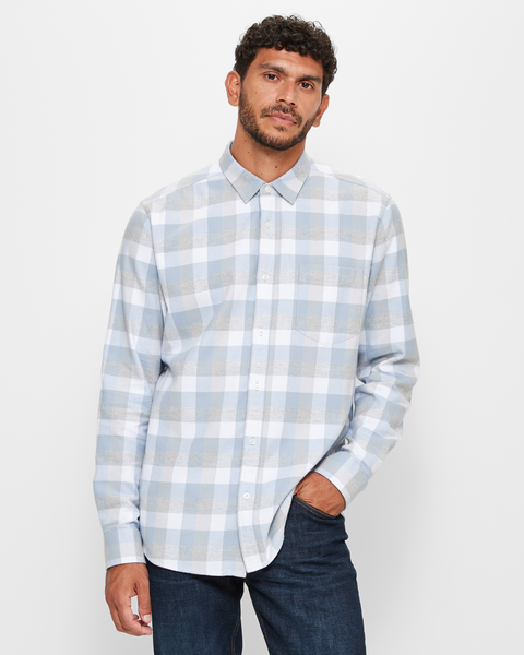 Long Sleeve Flannelette Shirt | Target Australia