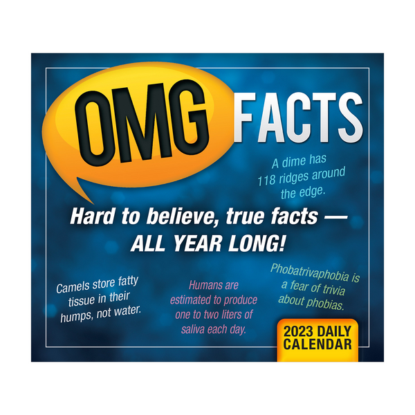 Omg Facts 2023 Boxed Calendar Target Australia