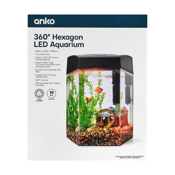 360 Degree LED Aquarium Anko Target Australia