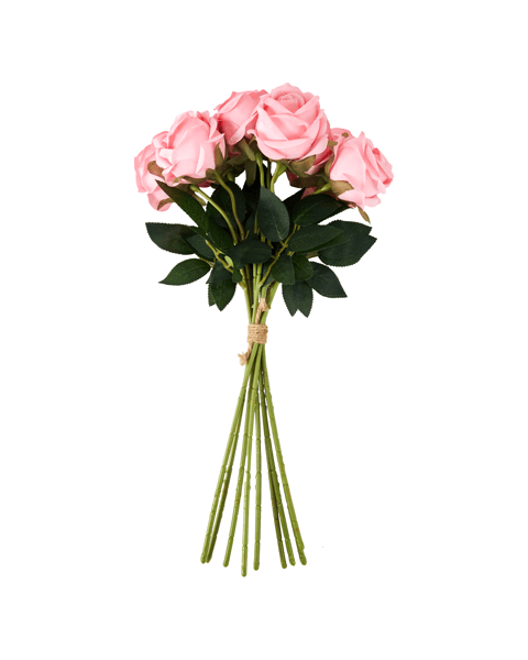 Anko Artificial Pastel Pink Roses Bunch | Target Australia