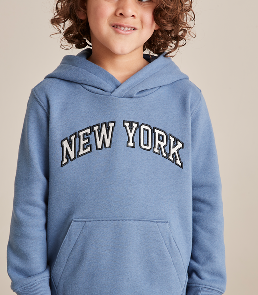 New York Embroidered Hoodie