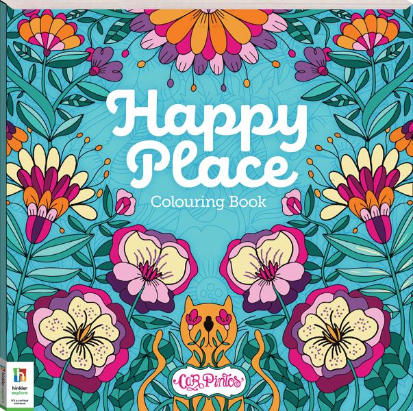 Happy Place Colouring Book Target Australia