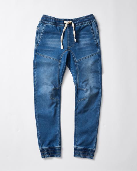 【WONDER WONDER】Tessing Catwashing Pocket Denim L Wide Pt Women's MID-RISE WIDE-LEG JEANS by KARL LAGERFELD | Free