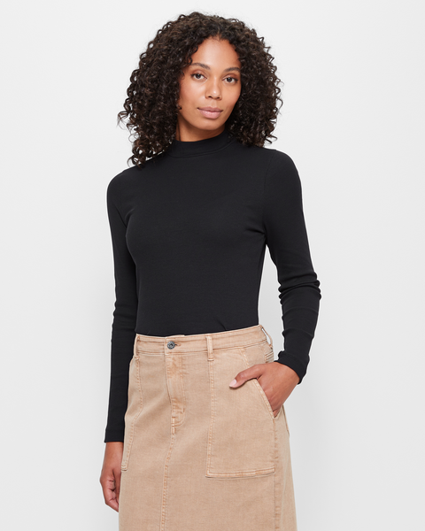 Australian Cotton Ribbed Skivvy | Target Australia