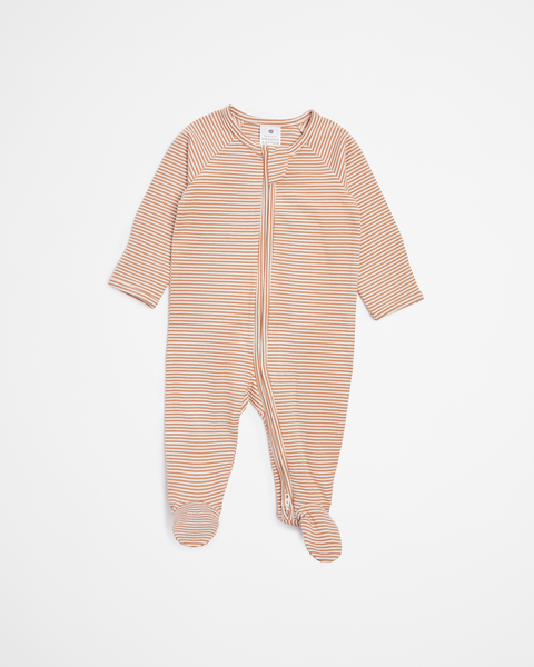 Baby Organic Cotton Stripe Coverall | Target Australia