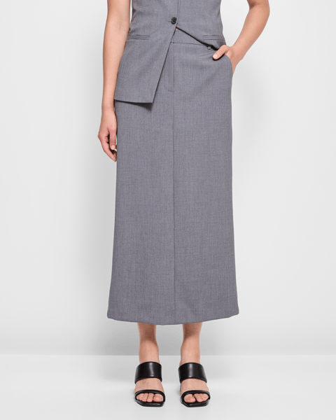 Classic Tailored Midi Skirt - Preview | Target Australia