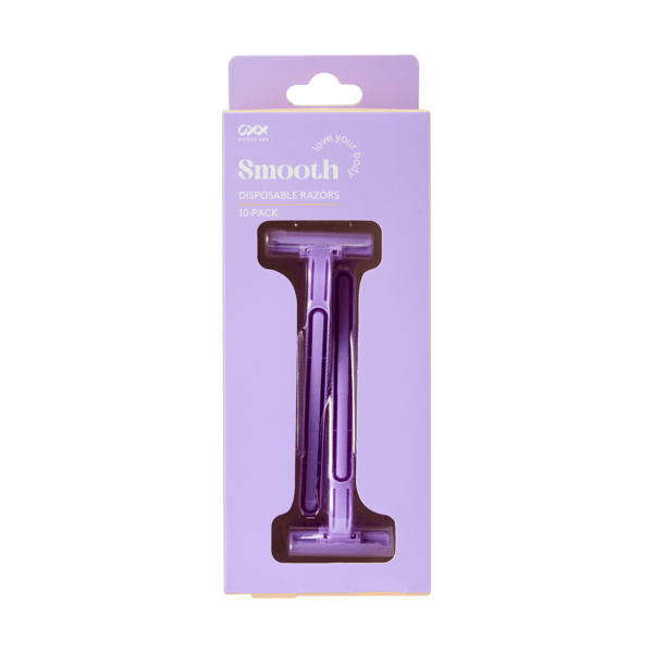 10 Pack Smooth Disposable Razors - OXX Bodycare | Target Australia