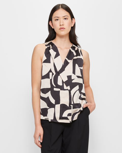 Sleeveless Drape Neck Top - Preview | Target Australia