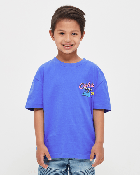 Sesame Street - T-shirt All The Cookies pour homme Coupe ajustée, BLANC, TT-Grand