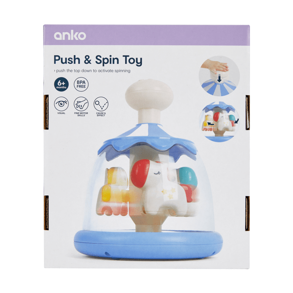 Push and Spin Toy Anko Target Australia