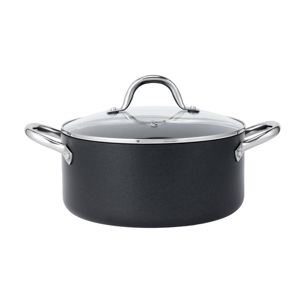 Hard Anodised Non-Stick Casserole, 24cm - Anko | Target Australia