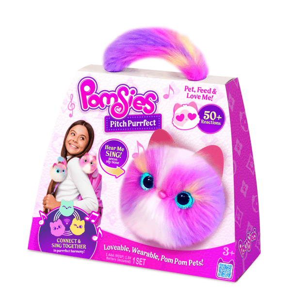Pomsies Pitch Purrfect Plush Toy Assorted Target Australia